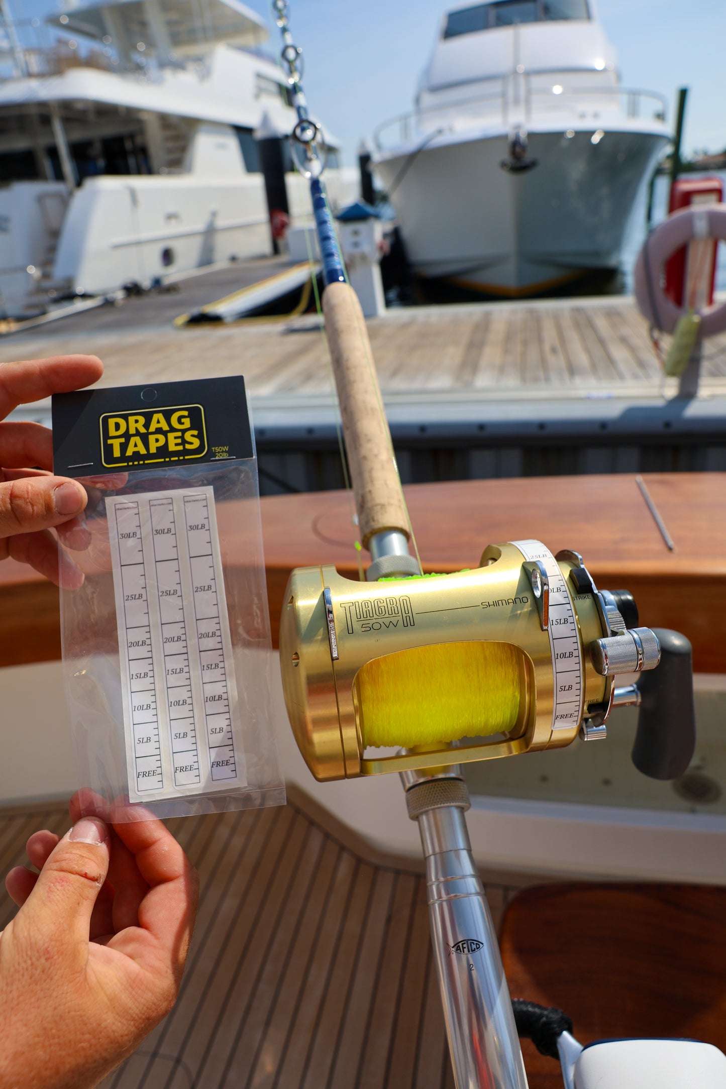 Tiagra 50 & 50LRS Drag Tape 6 Pack